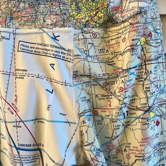 Airspace Leggings Chicago ATC Memes Women’s Medium Yoga Jogging Athleisure. - Picture 8 of 8